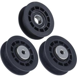 2 Pack 587973001 Lawn Mower Idler Pulley with 587969201 Idler Pulley Replaces Husqvarna 581904001, 580364301, 596856601, 596856602 for Husqvarna LC221A, L221A, L321AH Walk Behind Mowers