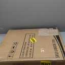 Patio Umbrella Base 43lbs Outdoor Umbrella Stand with Wheels, Heavy Duty Square Concrete Stand Market Umbrella, Teak