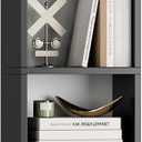 FOTOSOK Bookshelf Bookcase 8-Tier Narrow Bookshelf Tall CD Media Tower Rack
11.6 X 9.3 X 70.9 Bookshelf, Tall Narrow Slim Skinny Display Bookcase with Cube Storage and 4 Adjustable Shelves, Black/White