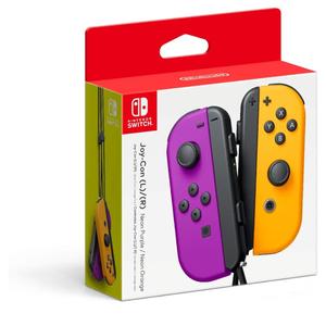 Nintendo Neon Purple/Neon Orange Joy-Con (L-R) - Switch