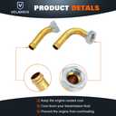 Engine Coolant Radiator Line Quick Connector for Honda Pilot 3.5 2006-2008 Transmission Cooler Oil Tube Connector/Radiator Transmission Line Fittings（0025）