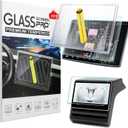 2026 Tesla Model Y Juniper Premium/Performance Screen Protector,9H Glossy Tempered Glass for 2026 Model Y Juniper Accessories 16" Touchscreen 8" Rear Screen with Alignment Kit
