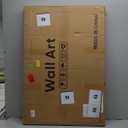 Large Framed Neutral Abstract Wall Art for Living Room, Set of 2 Black and Beige Modern Canvas Prints Paintings Artwork for Walls, Minimalist Block Lines Pictures for Hallway Office Wall Decor 24x36 In (Minimalism)