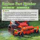 ACS6000ULS Advanced Chute System, Compatible with Most Zero Turn Mowers Chute Blocker, Replace Part Number 088-6003-00, 088600300