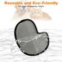 2 x 2Pcs Electrostatic Pet Hair Removal Gloves, Reusable Pet Hair Remover Glove for Cats & Dogs, Brush Static Grooming Gloves for Couch, Furniture, Carpet, Car Seat, Curtain