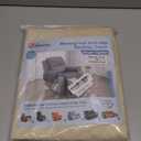 Genina 100% Waterproof Recliner Chair Covers, Anti-Slip Recliner Cover Dog Chair Cover Furniture Protector, Chair Sofa Slipcover for Pets Dogs, 1 Piece (Beige, Recliner) (Recliner (1 Piece 23.6x39.3 Inch))