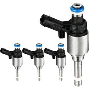 4pcs Fuel Injectors Fit for Audi A3 A4 A5 A6, A3 A4 A5 Quattro, A4 Allroad Quattro A6 Q5 TT/TT Quattro 2008-2014 Fit for Volkswagen Beetle CC EOS Golf GTI Jetta GLI Passat, Passat CC Tiguan