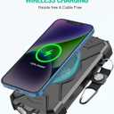 BLAVOR Solar Power Bank 10,000mAh, Portable Wireless Charger, 20W Fast Charging External Battery Pack with USB C for Cell Phones, Solar Panel Charging with Dual Flashlight for Camping