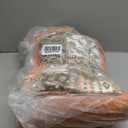 BEDIFANY Cotton Quilts King Size for Farmhouse- Fall Patchwork Bedspread Set - Highly-Woven Soft Reversible King Size Bed Spread for All Seasons (Floral Orange) 3 Pieces (King (98 * 106 in))