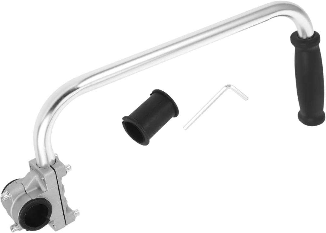 Milisten Adjustable Lawn Mower Handle for String Trimmer with Ergonomic Bracket Clamp Compatible with Weed Eater Accessories and Landscaping Trimming