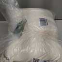 YOUR MOON Soft Organic Wool Pillow Standard, Flat & Thin Wool Pillow for Sleeping, Low-Loft Bed Pillows for Back and Stomach Sleepers, Breathable Soft Cotton Cover (Off White) (Standard (Pack of 1))