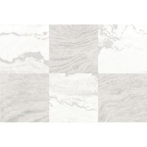 FloorPops x Chris Loves Julia 12-in by 12-in Bonneville Beige Peel and Stick Floor Tiles, FP5061