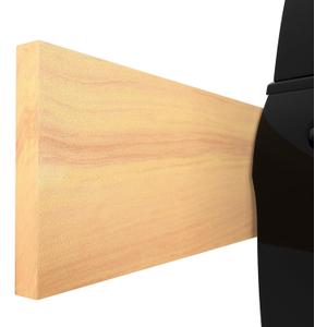 GWP02S Wood Grain Garage Wall Protector Car Door Protectors, Garage Accessories, Parking Stopper for Garage, Tool-Free, Designed in Germany (4-Pack Wood Grain)