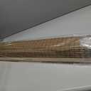 UNISHADES Cordless Bamboo Roman Shades for Windows, Blinds Size (35" W 64" H) Colour (Highfield Teak)