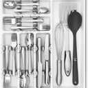OXO Good Grips Large Expandable Utensil Organizer - White