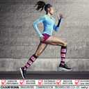 CHARMKING 6 Pairs-Compression Socks for Women & Men Circulation Best Support for Nurses, Running, Athletic,Flight Travel (L)