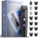 Beard Trimmer for Men, All-in-One Electric Razor & Hair Clipper, Waterproof Cordless Mustache Grooming Kit, Rechargeable Beard Hair Nose Ear & Body Trimmer, Face Shaver, Gifts for Men Husband Father