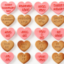 Heart Shaped Cookie Cutter Set - 10 Pieces Mini Plastic Biscuit Pastry Cutters for Love-Themed Baking and Desserts