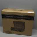 Vinyl Record Player 3-Speed Bluetooth Suitcase Portable Belt-Driven Record Player with Built-in Speakers RCA Line Out AUX in Headphone Jack Vintage Turntable Pink