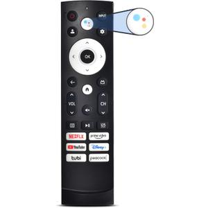 Replacement for Hisense TV Remote, Voice Control Compatible with Hisense QLED UHD Mini-LED ULED Smart Google TVs