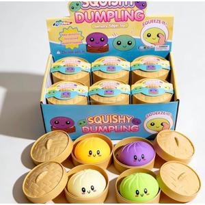 Viral Squishy Rainbow Mystery Dumpling Fidget Squeezy for Teens and Adults Alike, Surprise Color