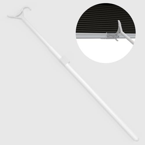 Myshade Telescopic Push Pull Adjustable Draw Rod for Cordless Window Shades Cellular Shades Roller Shades Zebra Blinds 16.5"-29.5"
