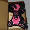 PoyPet No Pull Dog Harness, No Choke Front Lead Dog Reflective Harness, Adjustable Soft Padded Pet Vest with Easy Control Handle for Small to Large Dogs(Pink,S)