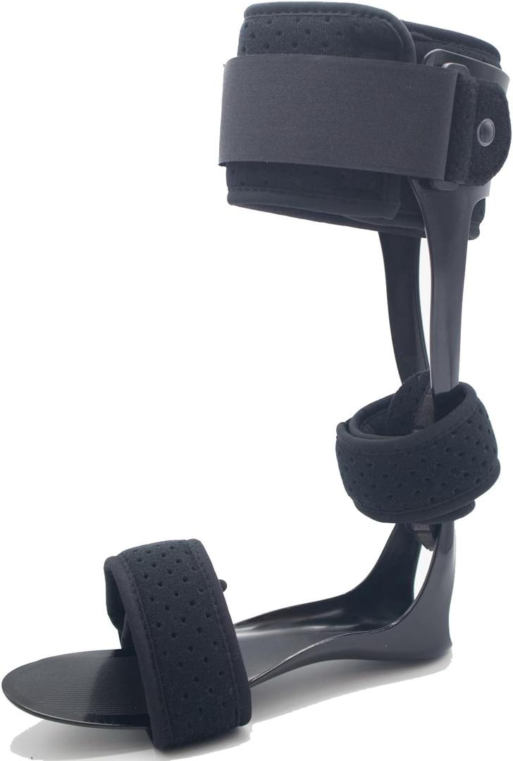 AFO Drop Foot Brace Medical Ankle Foot Orthosis Support Foot Drop Postural Correction Brace 02 (Right, X-Large)