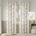jinchan Kids Curtains 84 Inch Length for Girls Bedroom, Blue Safari Animals Dinosaur Nursery Curtains for Boys Room, Light Filtering Window Drape Grommet Top Set 2 Panels