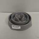 Outward Hound Fun Feeder Slo Bowl  Large 4Cup Capacity, Slow Feeding, Medium to Large Dogs, NonSlip, Gray, Drop Pattern