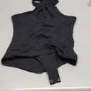 CHYRII Womens Sexy Halter Bodysuit Tops Sexy Cutout Sleeveless Going Out Tops Large