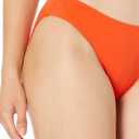 Amazon Essentials Womens Classic Bikini Swimsuit Bottom (Large, Orange)