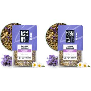 Tiesta Tea - Lavender Chamomile, Loose Leaf Soft Chamomile Herbal Tea, Non-Caffeinated, Hot & Iced Tea, 0.9 oz Pouch - 25 Cups, Natural, Stress Relief & Health Support, Herbal Tea Loose (Pack of 2)