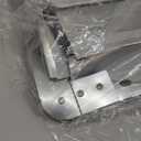 12 Inch Galvanized Shutter Exhaust Louver Vent, Automatic Gravity Shutter Louver Vent for Home Attics, Workshops, Barn, Greenhouse (Motor&Blades are not Included)