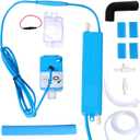 Air Mini 100-240V Split Condensate Pump - Self-Priming, Ultra-Thin Silent Design (<19dB) for HVAC, Air Conditioners, Dehumidifiers | Super Mini Wall-Mounted with Anti-Siphon & Auto-Drain