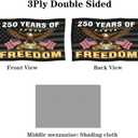 Jayus Double Sided 250th Anniversary American USA Flags 3x5 Outdoor- Vivid Colors 3Ply 1776-2026 250 Years Birthday Patriotic Flags Banners- Heavy Duty 100% Polyester with 2 Brass Grommets