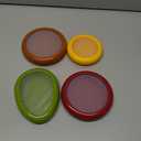 Winb Set of 4 Reusable Fruit and Veggie Savers - Ideal for Avocados, Tomatoes, Apples, Garlic, Onions, and More
