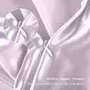 Silk Pillowcase 2 Pack, Mulberry Silk Pillow Cases Queen Size Set of 2, Anti Acne Silk Pillowcase for Hair and Skin, Natural Silk Satin Pillowcases Gifts for Women Men 2 Pack with Zipper, Lavender