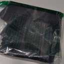 VieFantaisie 100 PCS Black Small Gift Bags, 6"x8" Merchandise Bags for Small Businesses, Goodie Bags Party Favor Bags for Kids, Treat Bag Retail Bag with Handle for Kids Birthday, Christmas