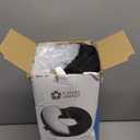 5 STARS UNITED Donut Pillow Hemorrhoid Tailbone Cushion  Large Cushion for Pain Relief  Coccyx, Prostate, Sciatica, Pelvic Floor, Pressure Sores, Pregnancy, Postpartum Recovery, Black