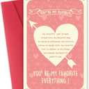 2 x Valentines Day Card Gifts for Him Her, Anniversary Valentines Day Cards for Men, Women - Birthday Cards, Valentines Day Wedding Gifts for Him, Her, Boyfriend, Husband, Wife (DTK-252)