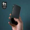 BodyGuardz Pure 3 Glass Compatible with iPhone 17 and iPhone 16 Devices - Durable Anti-Glare Tempered Glass, Easy Install, Edge-to-Edge, Case-Friendly - Black Border (for iPhone 17 Pro Max / 16 Pro Max - 6.9 inch)