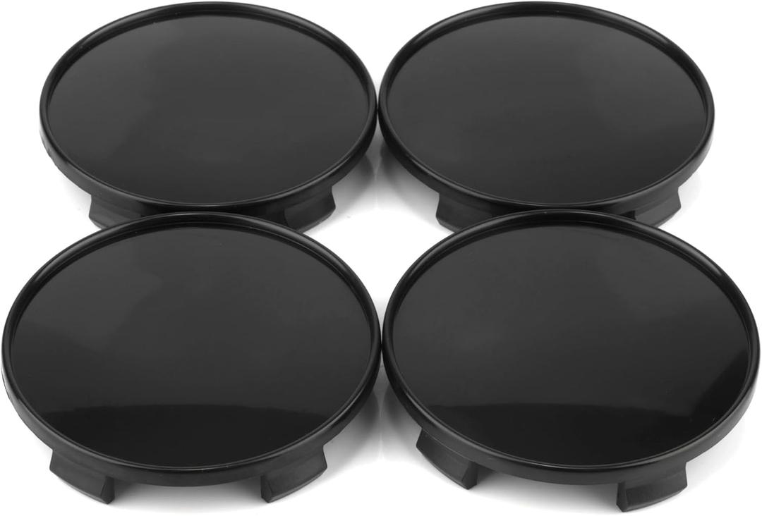 RTRHINOTUNING 4PCS 69mm Wheel Center Caps Compatible with 1 2 3 4 5 Series E81 E87 F20 F87 E90 F30 Rim Caps 36136768640 36136783536, OD: 2.72"(69 mm) ID: 2.52"(64 mm) Black