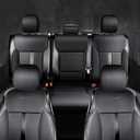 Premium Faux Leather Seat Covers Custom Fit for Ford F150 SuperCrew XL XLT STX (20212026) & F250/F350/F450 Crew Cab XL XLT (20232026) - Fully Covered - Designed for 40/Console/40 Front Seats