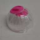 Hamster Exercise Ball Silent Hamster Wheel Small Animals Transparent Ball for Dwar Rat Relieves Boredom and Increases Activity (6 inch, Pink)