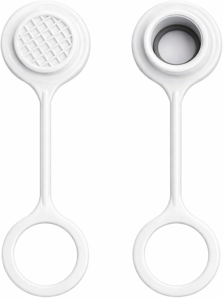 2 x Cooler Drain Plug Caps Replacement for Igloo 25–70 QT, 2 Pack Triple-Snap Leak-Proof ABS Plastic Drain Caps with Tether, Exact Fit for Igloo Ice Chest Drain Plug