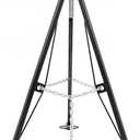 Camco Eaz-Lift Camper & RV Gooseneck Stabilizer Tripod Jack - Reduces Movement on 5th Wheel Trailers - Features Adjustable Height from 30 to 44 - 7,500lb Max Load Capacity (48850)