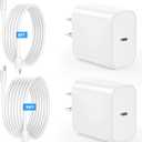 iPad Charger Fast Charging, 20W USB C Charger Block with 10FT & 6FT USB C to C Cable for iPad Pro 13/12.9/11 inch, iPad A16 11th/10th Generation, iPad Air 13/11 inch M4/M3/M2/5th/4th, iPad mini 7/6 (White)