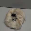 Faux Fur Headband for Women Elastic Fuzzy Thick Earmuffs Winter Headwrap Ear Muffs Furry Ear Warmers Cold Weather (Apricot)