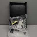 Stackable Expandable Metal Shelf Organizer - Adjustable Wire Storage Rack with Holes for Kitchen, Bathroom, Cabinet, Office - Space Saving, Durable & Sturdy Design1PACK/Medium/Black